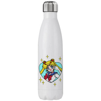 Sailor Moon star, Μεταλλικό παγούρι θερμός (Stainless steel), διπλού τοιχώματος, 750ml