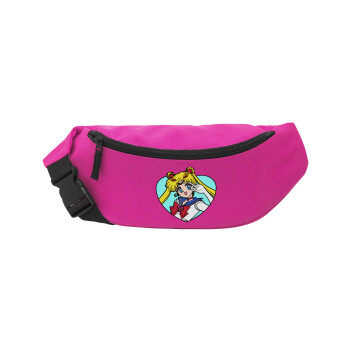 Sailor Moon star, Unisex waist bag (banana) in PINK color with 2 pockets