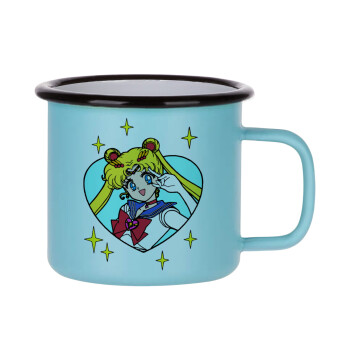 Sailor Moon star, Κούπα Μεταλλική εμαγιέ ΜΑΤ σιέλ 360ml