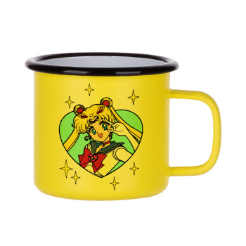 Sailor Moon star, Metallic enamel MATT Yellow cup 360ml