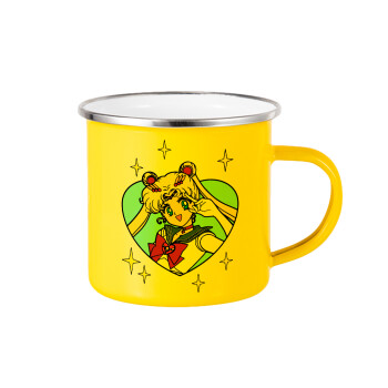 Sailor Moon star, Yellow Enamel Metallic Cup 360ml