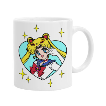 Sailor Moon star, Ceramic coffee mug, 330ml