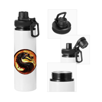 Mortal Kombat, Metal water bottle with safety cap, aluminum 850ml