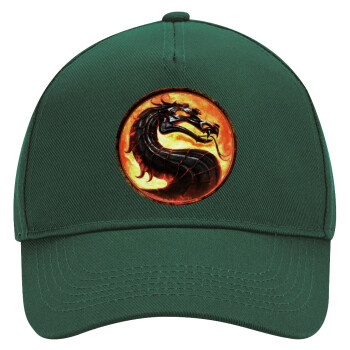 Mortal Kombat, Adult Ultimate Hat GREEN, (100% COTTON DRILL, ADULT, UNISEX, ONE SIZE)