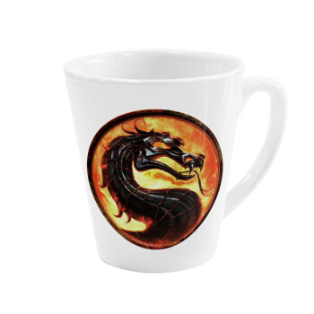 Mortal Kombat, Κούπα κωνική Latte Λευκή, κεραμική, 300ml