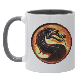 Mortal Kombat, Mug colored grey, ceramic, 330ml
