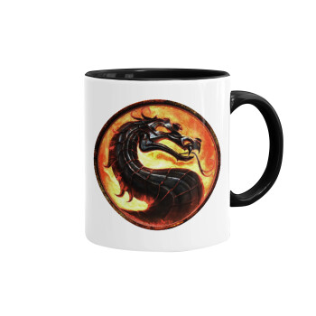 Mortal Kombat, Mug colored black, ceramic, 330ml