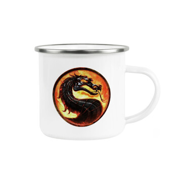 Mortal Kombat, Metallic enamel cup white 360ml