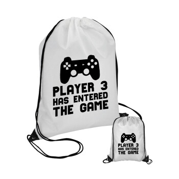 Player 3 has entered the Game, Pouch bag with black cords (1 piece)