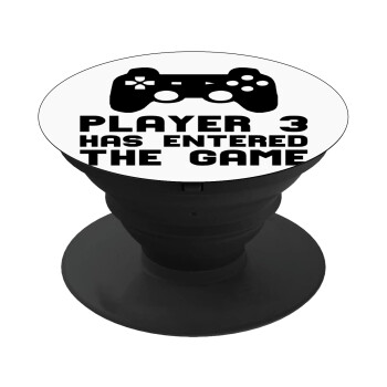 Player 3 has entered the Game, Phone Holders Stand  Black Hand-held Mobile Phone Holder