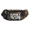 Unisex waist bag (banana) in Jungle camouflage color with 2 pockets