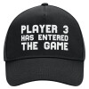 Adult Ultimate Hat BLACK, (100% COTTON DRILL, ADULT, UNISEX, ONE SIZE)