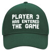 Adult Ultimate Hat GREEN, (100% COTTON DRILL, ADULT, UNISEX, ONE SIZE)