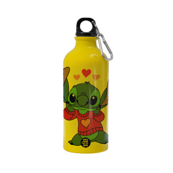 Stitch heart, Water bottle 600ml