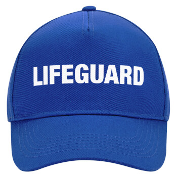 Lifeguard, Ultimate Adult Hat BLUE, (100% COTTON DRILL, ADULT, UNISEX, ONE SIZE)