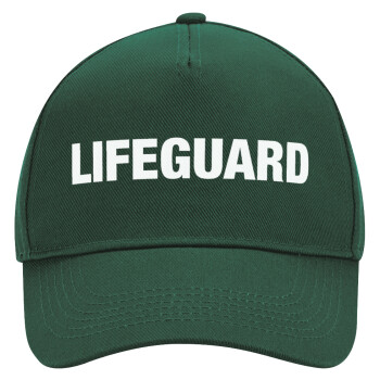 Lifeguard, Adult Ultimate Hat GREEN, (100% COTTON DRILL, ADULT, UNISEX, ONE SIZE)