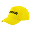 Child's Baseball Cap, 100% Cotton Twill, Yellow (COTTON, CHILD, UNISEX, ONE SIZE)