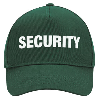 Security, Adult Ultimate Hat GREEN, (100% COTTON DRILL, ADULT, UNISEX, ONE SIZE)