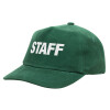 Children's Baseball Cap, 100% Cotton Drill, GREEN (COTTON, CHILDREN'S, ONE SIZE)