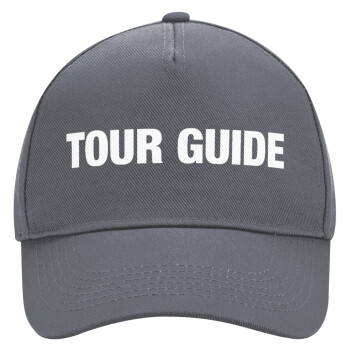 Tour Guide, Ultimate Adult Hat Grey, (100% COTTON DRILL, ADULT, UNISEX, ONE SIZE)