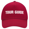 Adult Ultimate Hat RED, (100% COTTON DRILL, ADULT, UNISEX, ONE SIZE)