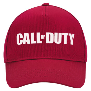 Call of Duty, Adult Ultimate Hat RED, (100% COTTON DRILL, ADULT, UNISEX, ONE SIZE)