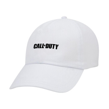 Call of Duty, Καπέλο Ενηλίκων Baseball Λευκό 5-φύλλο (POLYESTER, ΕΝΗΛΙΚΩΝ, UNISEX, ONE SIZE)