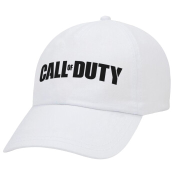 Call of Duty, Καπέλο Ενηλίκων Baseball Λευκό 5-φύλλο (POLYESTER, ΕΝΗΛΙΚΩΝ, UNISEX, ONE SIZE)