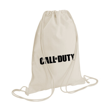 Call of Duty, Backpack bag GYMBAG natural (28x40cm)