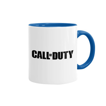 Call of Duty, Κούπα χρωματιστή μπλε, κεραμική, 330ml
