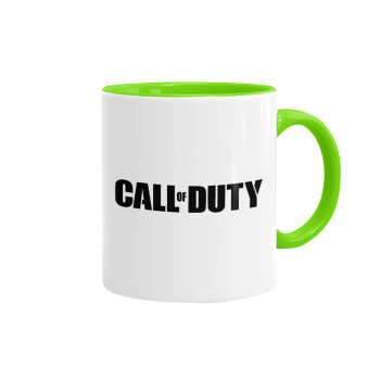 Call of Duty, Mug colored light green, ceramic, 330ml