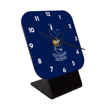 Tottenham Hotspur, Quartz Wooden table clock with hands (10cm)