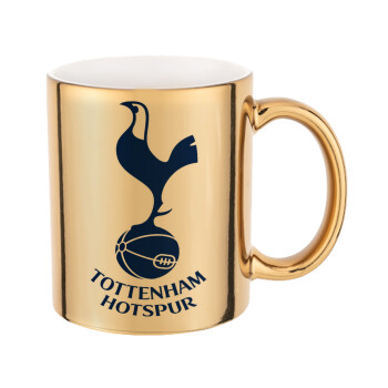 Tottenham Hotspur, Mug ceramic, gold mirror, 330ml
