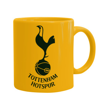 Tottenham Hotspur, Ceramic coffee mug yellow, 330ml