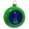 Green Christmas tree ornament bauble 8cm