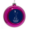 Purple Christmas tree ornament bauble 8cm