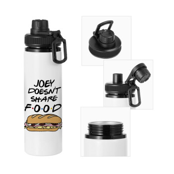 Joey Doesn't Share Food, Metal water bottle with safety cap, aluminum 850ml