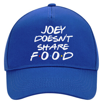 Joey Doesn't Share Food, Ultimate Adult Hat BLUE, (100% COTTON DRILL, ADULT, UNISEX, ONE SIZE)