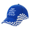 Adult Ultimate BLUE RACING Cap, (100% COTTON DRILL, ADULT, UNISEX, ONE SIZE)