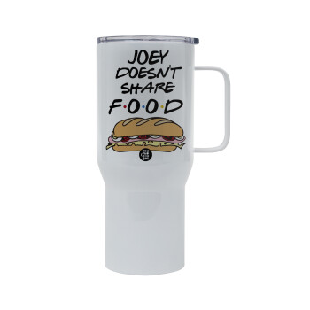 Joey Doesn't Share Food, Mega Stainless steel Tumbler with lid, double wall 750L