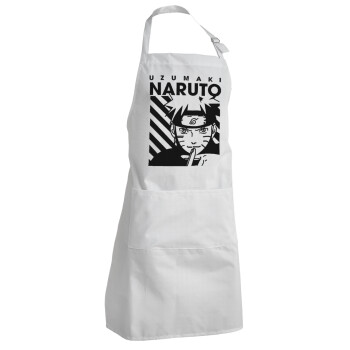Naruto uzumaki, Adult Chef Apron (with sliders and 2 pockets)