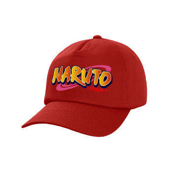 Naruto uzumaki, Καπέλο παιδικό Baseball, 100% Βαμβακερό Twill, Κόκκινο (ΒΑΜΒΑΚΕΡΟ, ΠΑΙΔΙΚΟ, UNISEX, ONE SIZE)