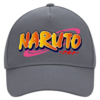 Naruto uzumaki, Ultimate Adult Hat Grey, (100% COTTON DRILL, ADULT, UNISEX, ONE SIZE)