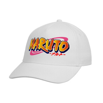 Naruto uzumaki, Καπέλο παιδικό Baseball, Drill, Λευκό (100% ΒΑΜΒΑΚΕΡΟ, ΠΑΙΔΙΚΟ, UNISEX, ONE SIZE)