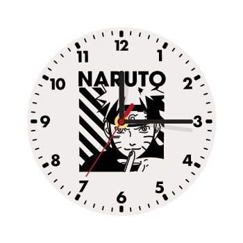 Naruto uzumaki, Ρολόι τοίχου ξύλινο (20cm)