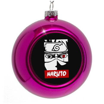 Naruto anime, Purple Christmas tree ornament bauble 8cm