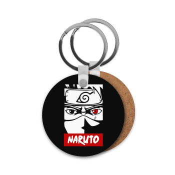 Naruto anime, Μπρελόκ Ξύλινο στρογγυλό MDF Φ5cm