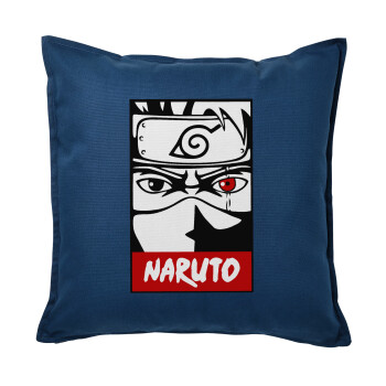 Naruto anime, Sofa cushion Blue 50x50cm includes filling