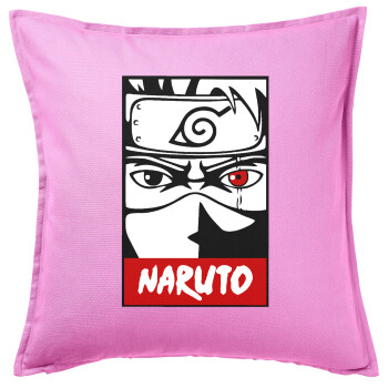 Naruto anime, Sofa cushion Pink 50x50cm includes filling