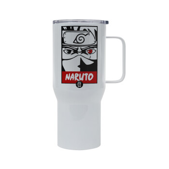 Naruto anime, Mega Stainless steel Tumbler with lid, double wall 750L